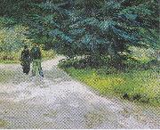 Vincent Van Gogh Couple in the Park at Arles oil on canvas